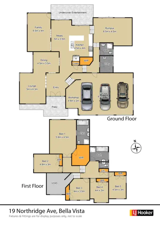 Floorplan of Homely house listing, 19 Northridge Avenue, Bella Vista NSW 2153