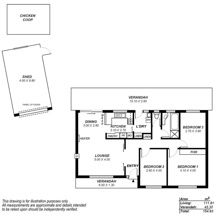 Floorplan of Homely house listing, 21 Quebec Drive, Modbury Heights SA 5092