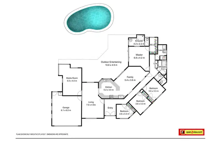 Floorplan of Homely house listing, 17 Lawnhill Drive, Nerang QLD 4211