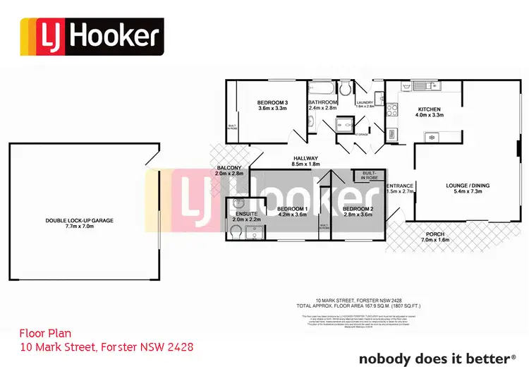 Floorplan of Homely house listing, 10 Mark Street, Forster NSW 2428
