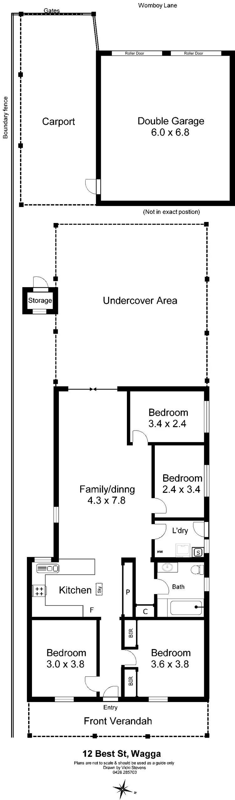 Floorplan of Homely house listing, 12 Best Street, Wagga Wagga NSW 2650