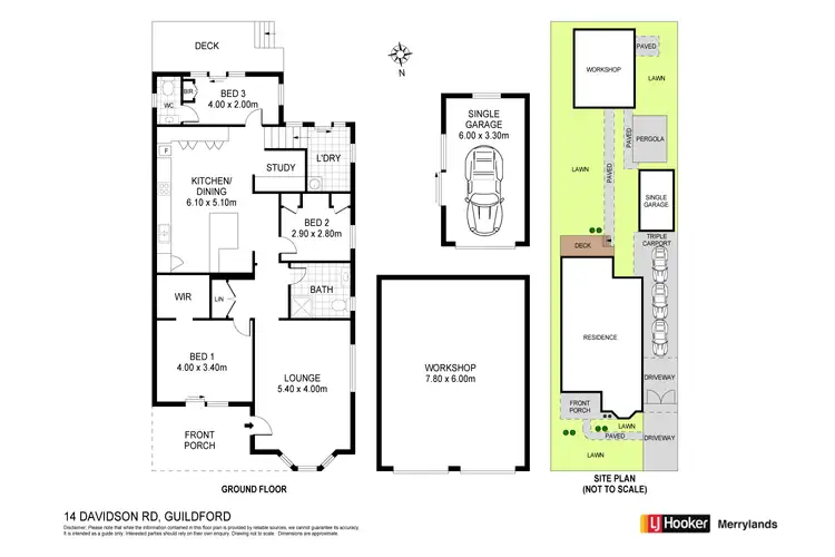 Floorplan of Homely house listing, 14 Davidson Road, Guildford NSW 2161