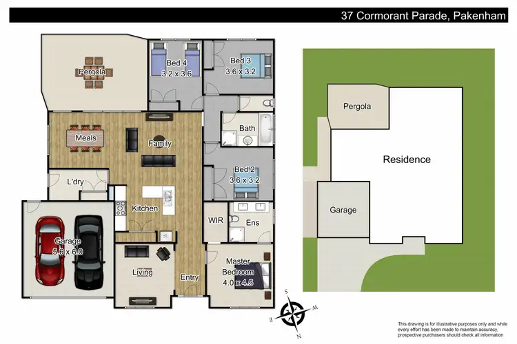 Floorplan of Homely house listing, 37 Cormorant Parade, Pakenham VIC 3810