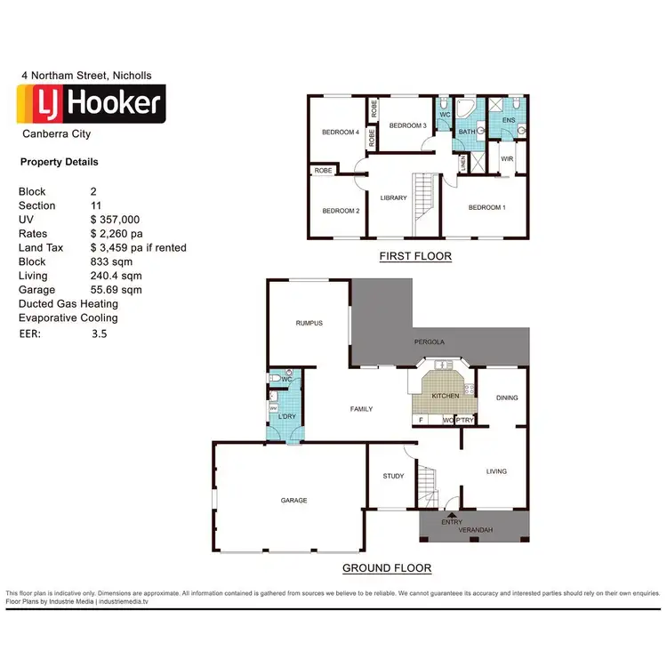 Floorplan of Homely house listing, 4 Northam Street, Nicholls ACT 2913