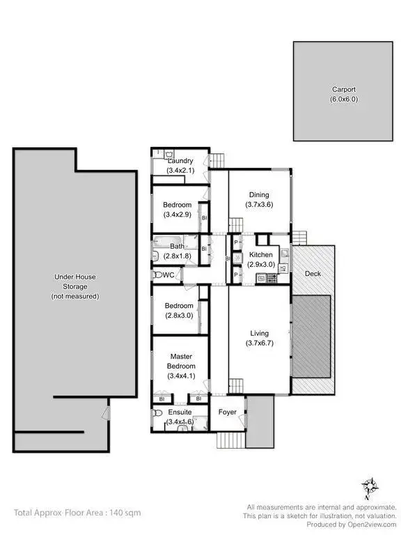 Floorplan of Homely house listing, 25 Golf Links Road, Geilston Bay TAS 7015