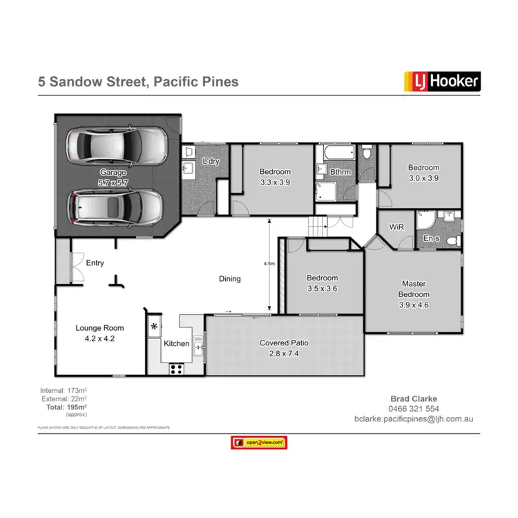 Floorplan of Homely house listing, 5 Sandow Street, Pacific Pines QLD 4211