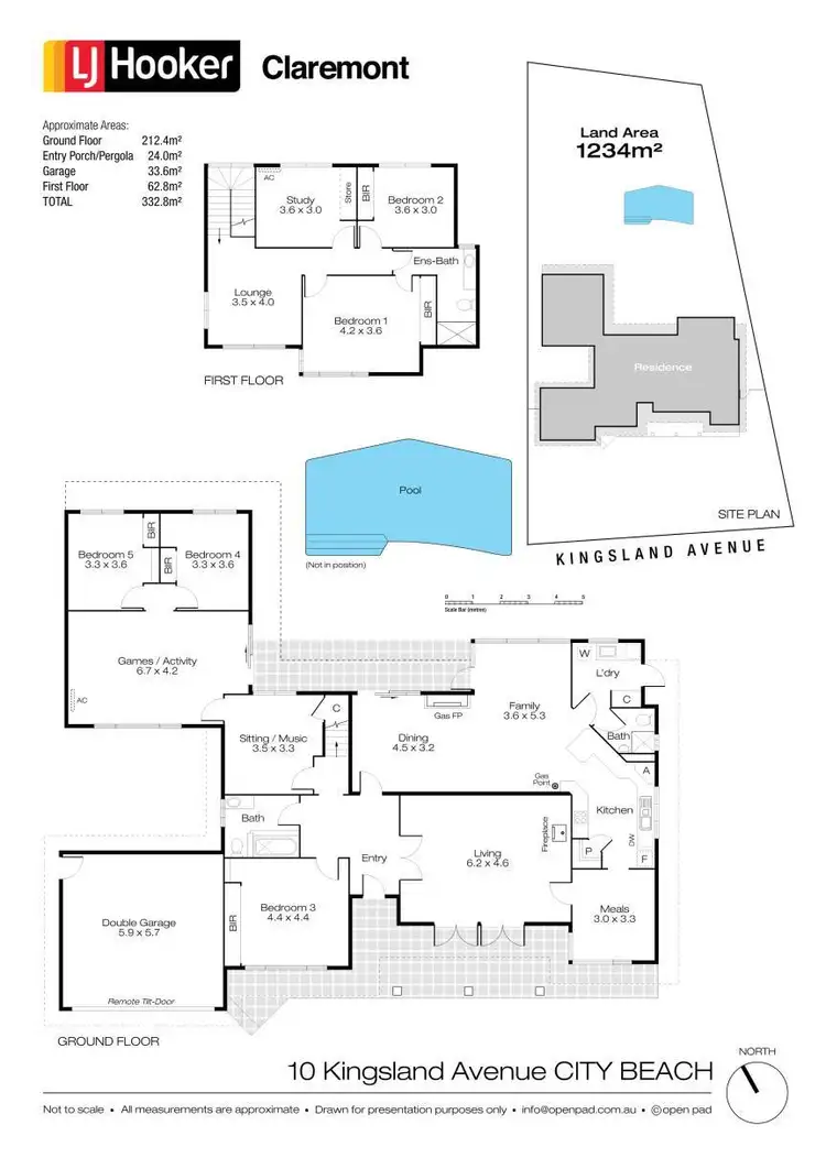Floorplan of Homely house listing, 10 Kingsland Avenue, City Beach WA 6015