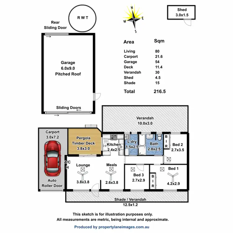 Floorplan of Homely house listing, 14 Dawson Road, Evanston SA 5116