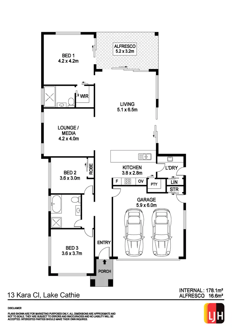 Floorplan of Homely house listing, 13 Kara Close, Lake Cathie NSW 2445