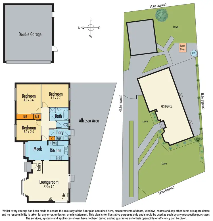 Floorplan of Homely house listing, 8 Taurus Avenue, Dandenong North VIC 3175