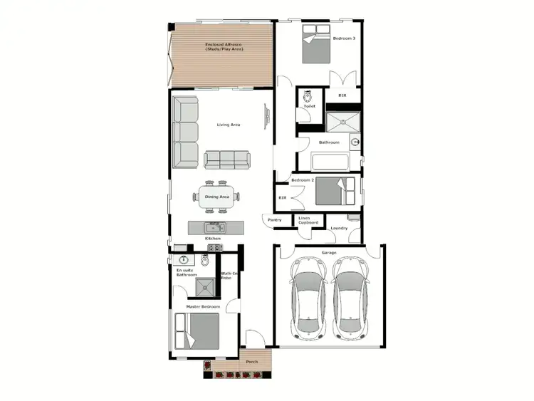 Floorplan of Homely house listing, 101 Tom Roberts Parade, Point Cook VIC 3030