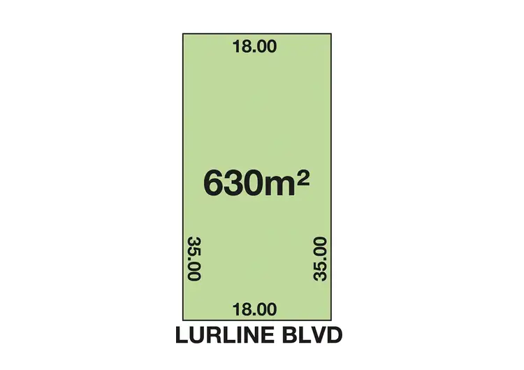 Floorplan of Homely land listing, 20 Lurline Boulevard, Sellicks Beach SA 5174