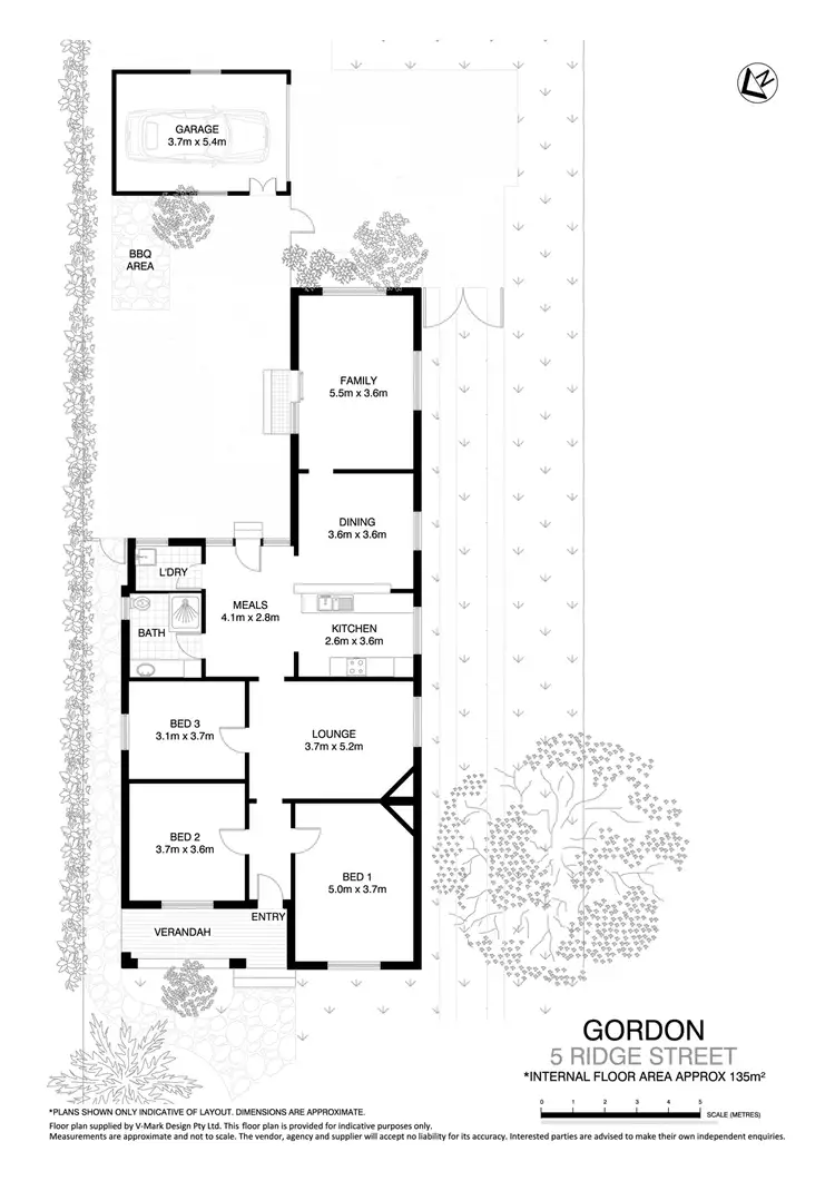 Floorplan of Homely house listing, 5 Ridge Street, Gordon NSW 2072