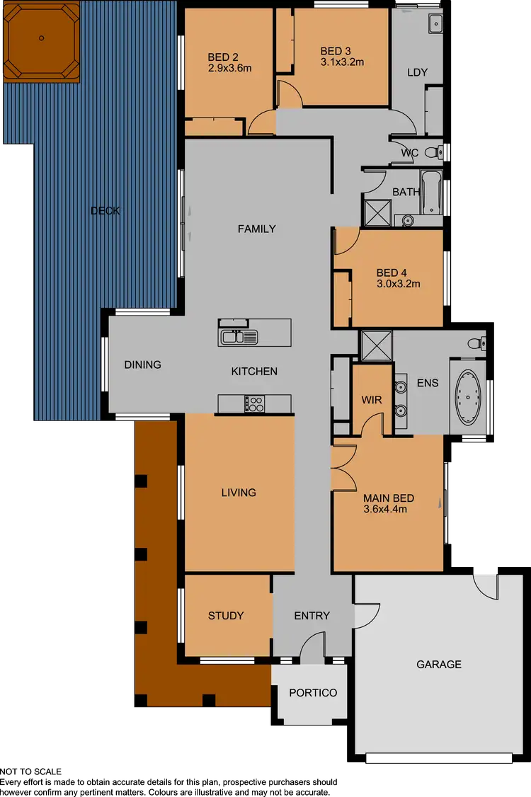 Floorplan of Homely house listing, 8 Don Collins Way, Berwick VIC 3806