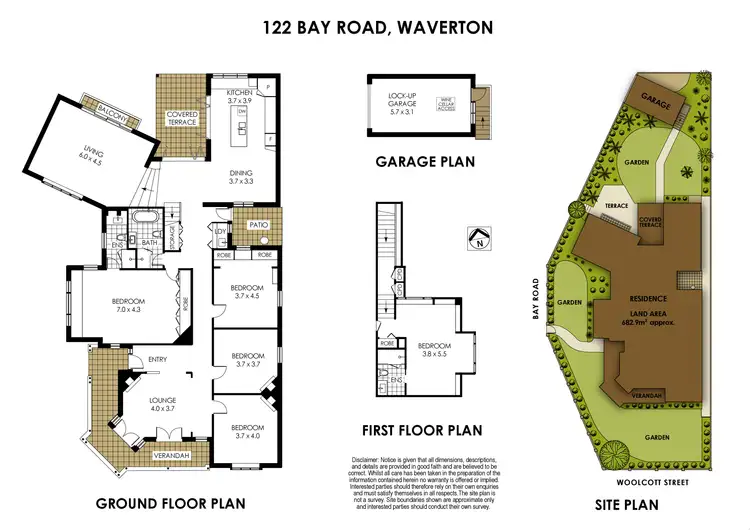 Floorplan of Homely house listing, 122 Bay Road, Waverton NSW 2060