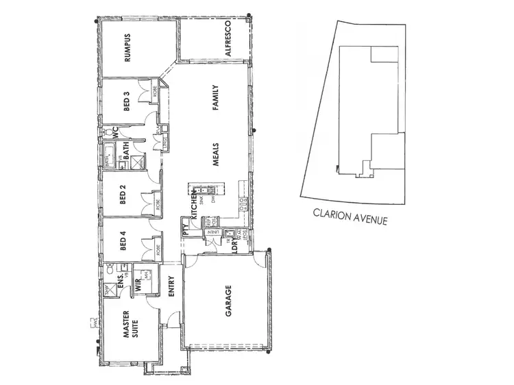 Floorplan of Homely house listing, 6 Clarion Avenue, Williams Landing VIC 3027