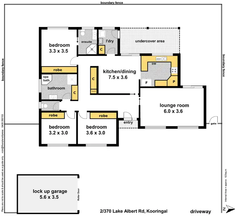Floorplan of Homely villa listing, 2/370 Lake Albert Road, Kooringal NSW 2650