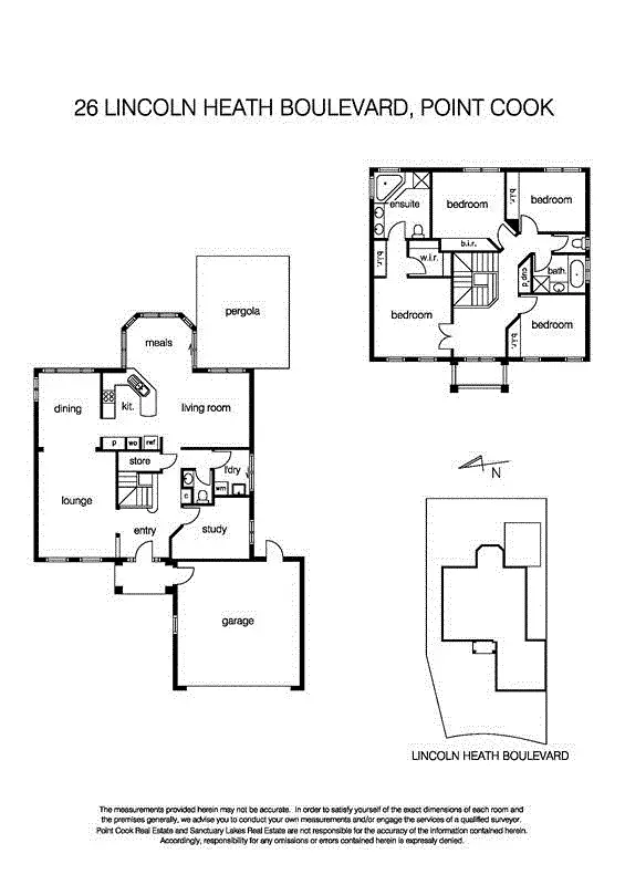 Floorplan of Homely house listing, 26 Lincoln Heath Boulevard, Point Cook VIC 3030
