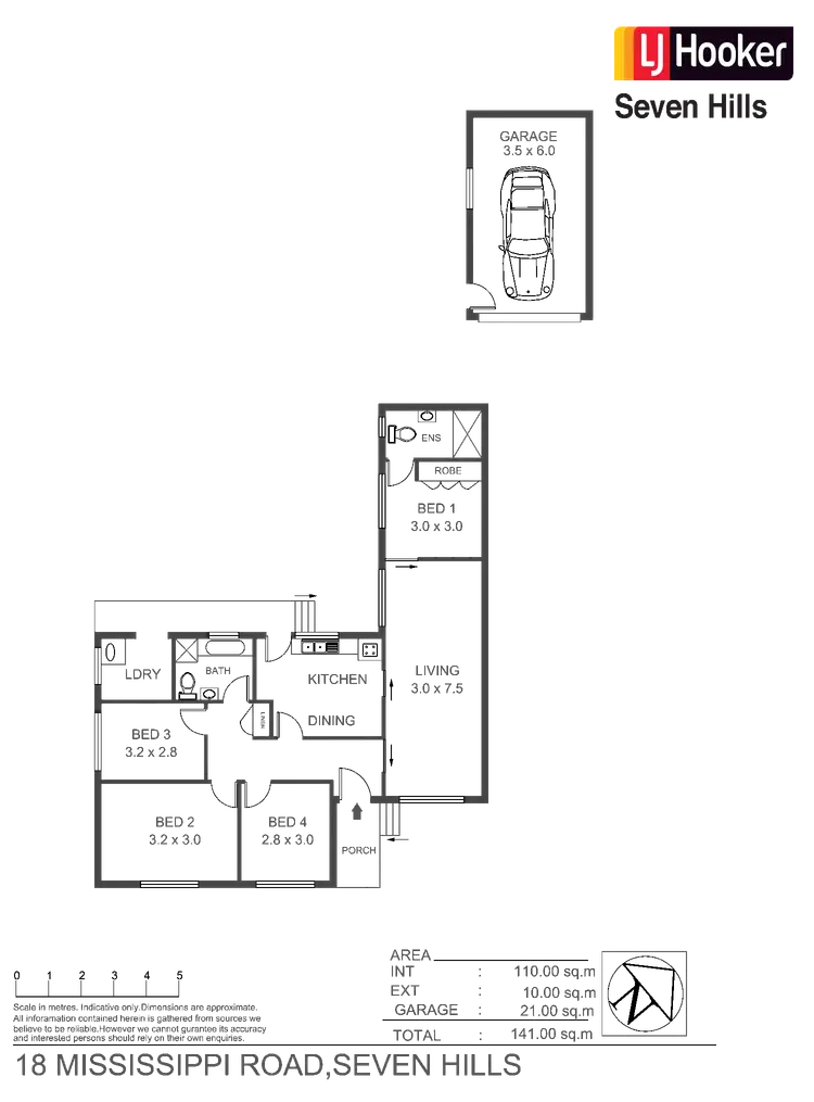 Floorplan of Homely house listing, 18 Mississippi Road, Seven Hills NSW 2147