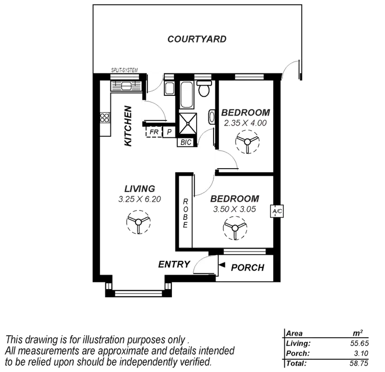 Floorplan of Homely unit listing, 4/87 Windsor Grove, Klemzig SA 5087