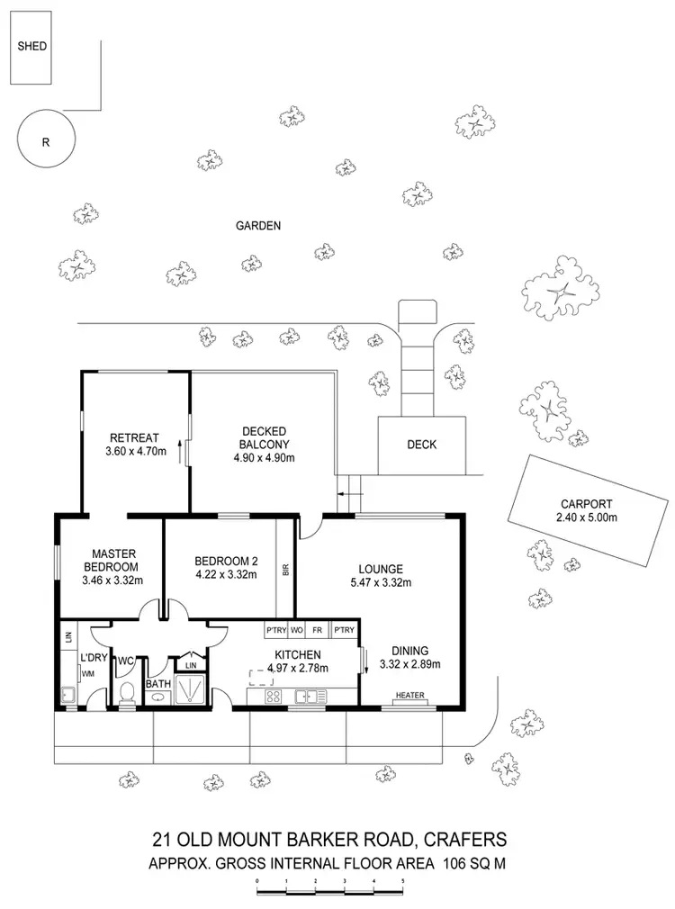 Floorplan of Homely house listing, 21 Old Mount Barker Road, Crafers SA 5152