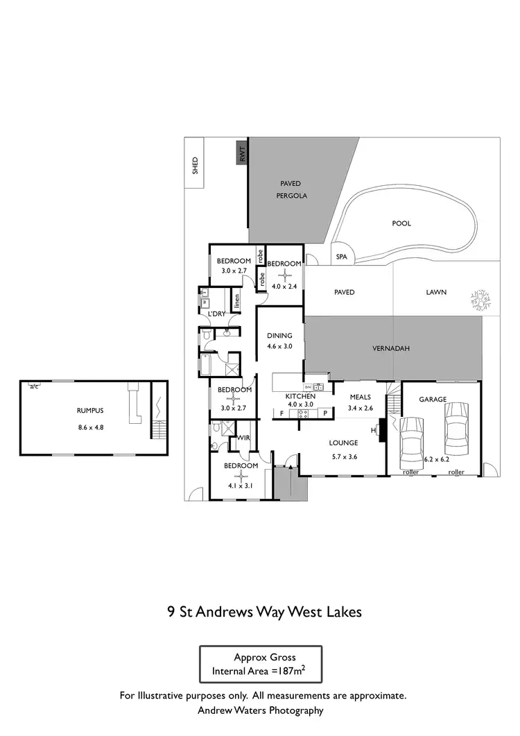 Floorplan of Homely house listing, 9 St Andrews Way, West Lakes SA 5021