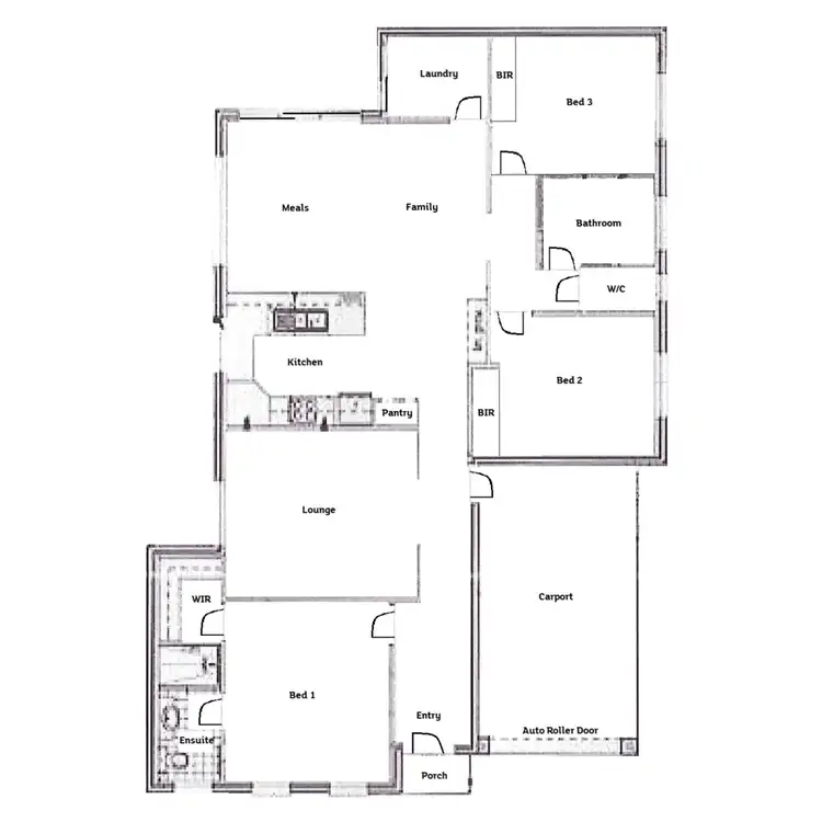 Floorplan of Homely house listing, 33B Barnet Road, Evanston SA 5116