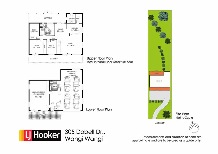 Floorplan of Homely house listing, 305 Dobell Drive, Wangi Wangi NSW 2267