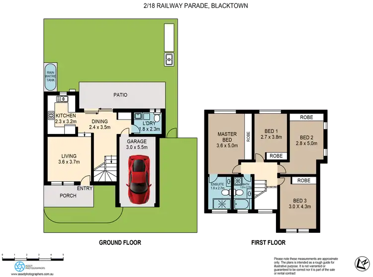 Floorplan of Homely townhouse listing, 2/18 Railway Parade, Blacktown NSW 2148