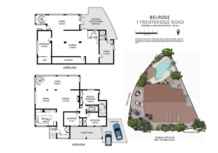 Floorplan of Homely house listing, 1 Trentbridge Road, Belrose NSW 2085