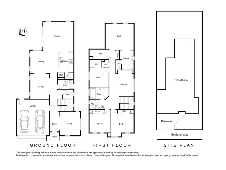Floorplan of Homely house listing, 16 Seafarer Way, Sanctuary Lakes VIC 3030