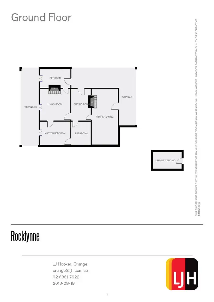 Floorplan of Homely rural property listing, Rocklynne Boree Lane, Orange NSW 2800