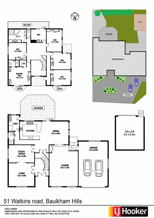 Floorplan of Homely house listing, 51 Watkins Road, Baulkham Hills NSW 2153