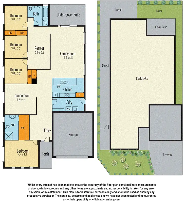 Floorplan of Homely house listing, 68 Mickleham Drive, Cranbourne North VIC 3977