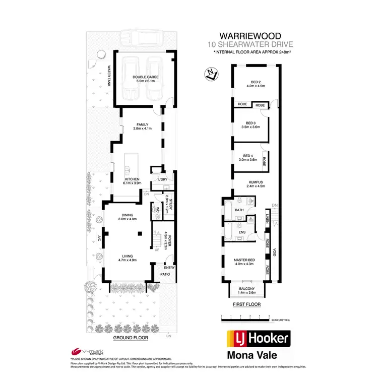 Floorplan of Homely house listing, 10 Shearwater Drive, Warriewood NSW 2102