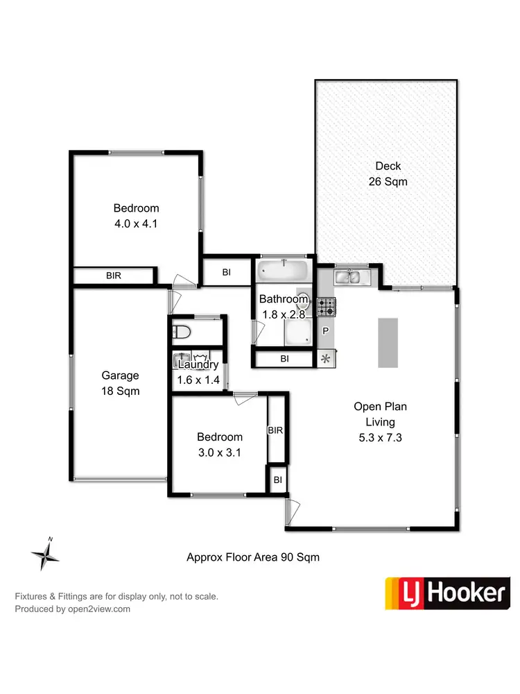 Floorplan of Homely villa listing, 2/19 Amaroo Road, Austins Ferry TAS 7011