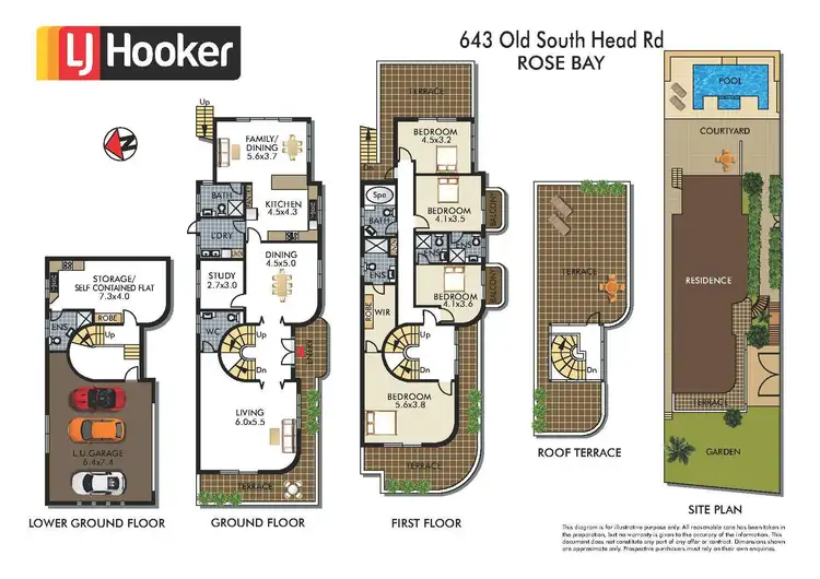 Floorplan of Homely house listing, 643 Old South Head Road (enter via Kobada Ro, Rose Bay NSW 2029