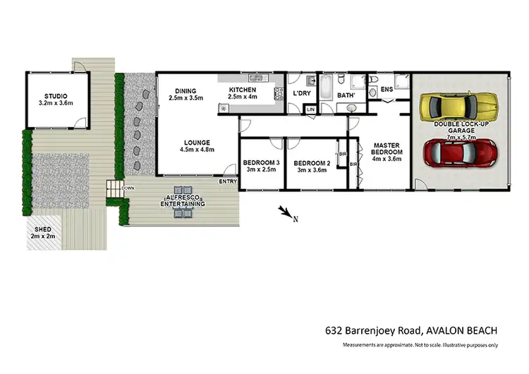 Floorplan of Homely house listing, 632 Barrenjoey Road, Avalon Beach NSW 2107
