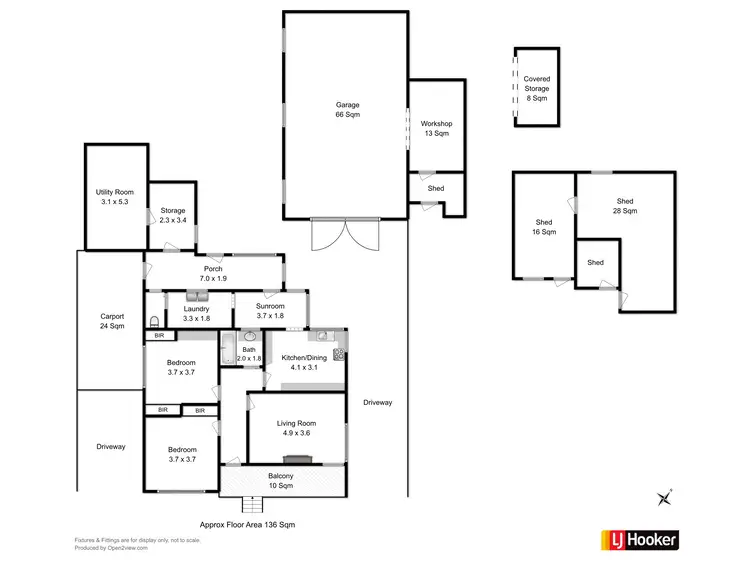 Floorplan of Homely house listing, 1-3 Higson Street, Midway Point TAS 7171