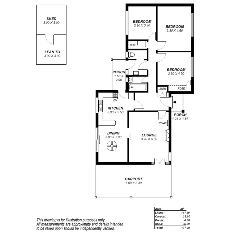 Floorplan of Homely house listing, 8 Parham Road, Eden Hills SA 5050