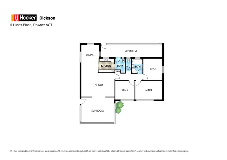 Floorplan of Homely house listing, 5 Lucas Place, Downer ACT 2602