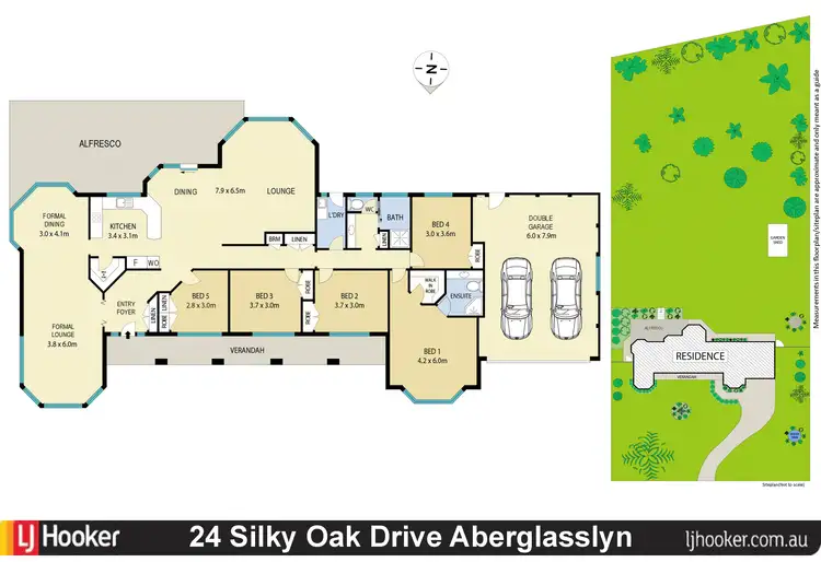 Floorplan of Homely house listing, 24 Silky Oak Drive, Aberglasslyn NSW 2320