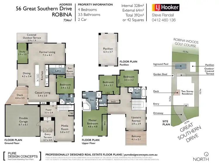 Floorplan of Homely house listing, 56 Great Southern Drive, Robina QLD 4226