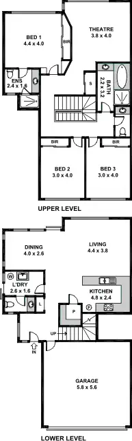 Floorplan of Homely townhouse listing, 7/230 Knutsford Avenue, Kewdale WA 6105