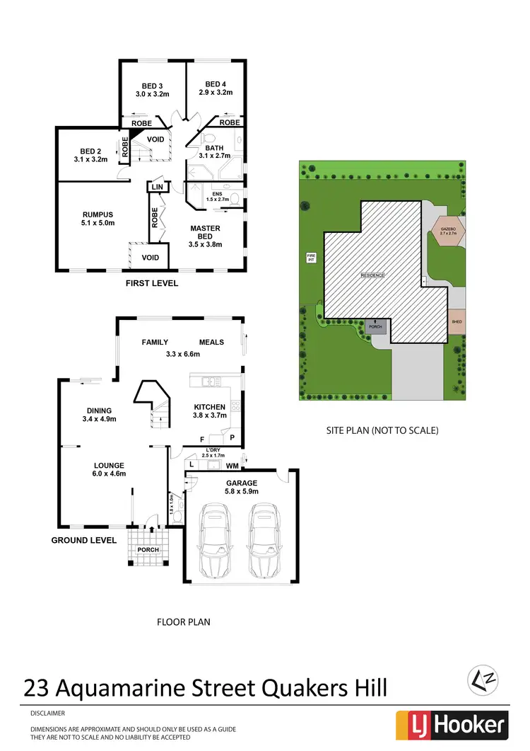 Floorplan of Homely house listing, 23 Aquamarine Street, Quakers Hill NSW 2763
