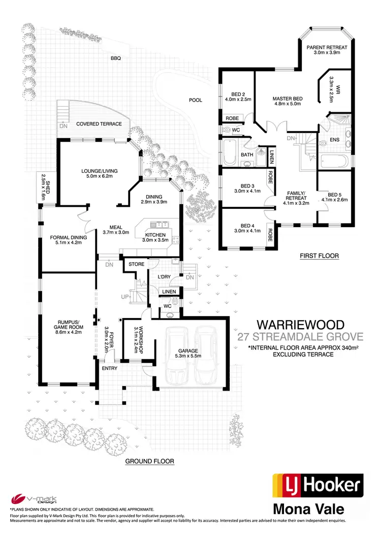 Floorplan of Homely house listing, 27 Streamdale Grove, Warriewood NSW 2102