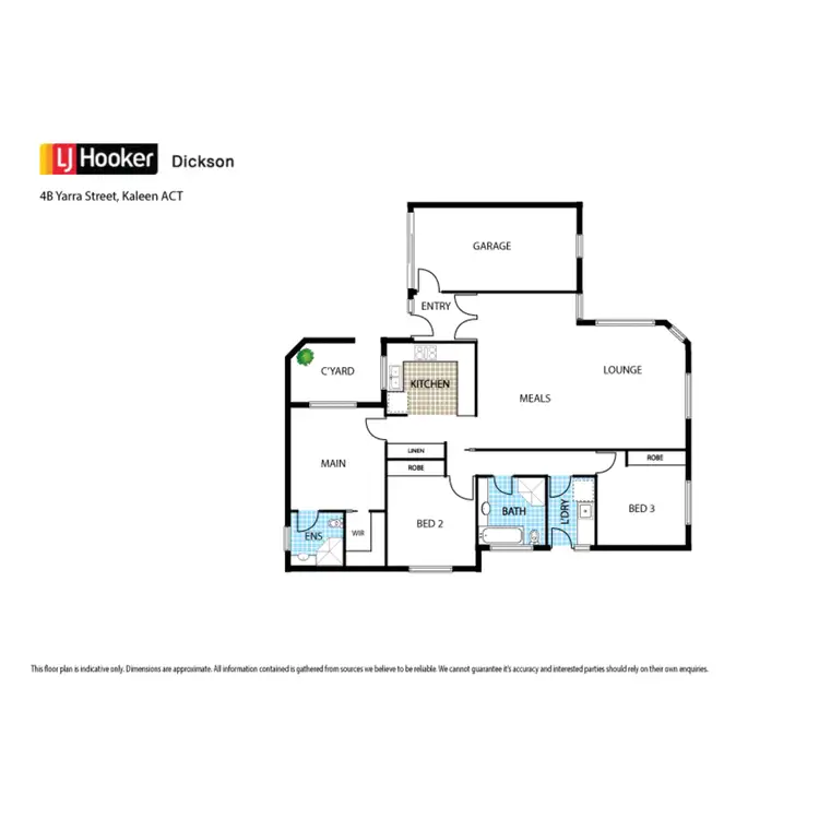 Floorplan of Homely house listing, 4B Yarra Street, Kaleen ACT 2617