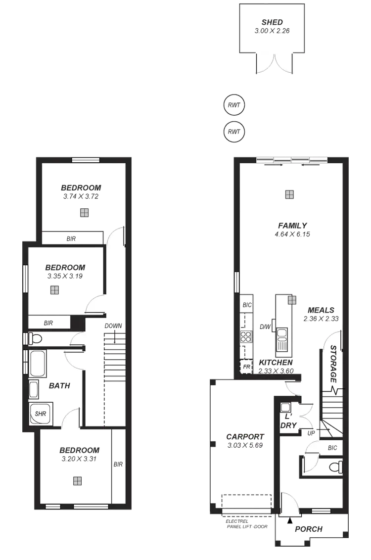 Floorplan of Homely townhouse listing, 33 Second Avenue, Ascot Park SA 5043