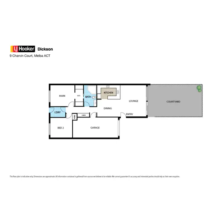 Floorplan of Homely house listing, 9 Charvin Court, Melba ACT 2615