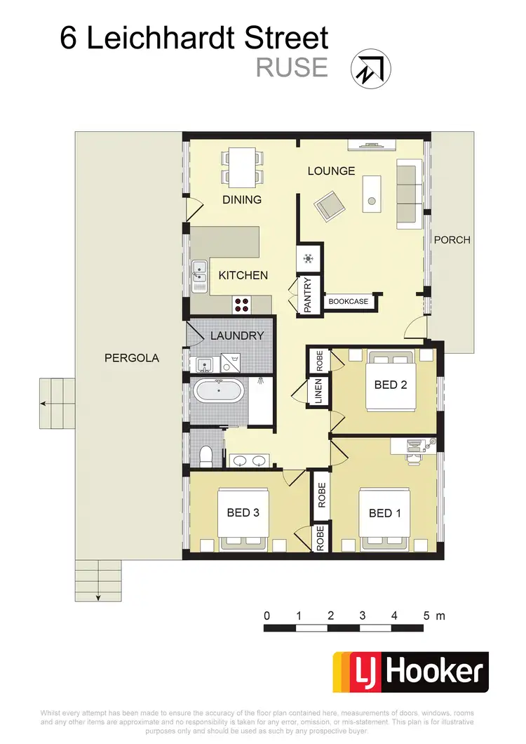 Floorplan of Homely house listing, 6 Leichhardt Street, Ruse NSW 2560